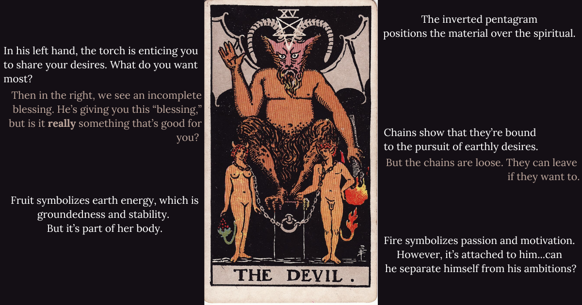 The Devil 😈 — Omg Tarot!